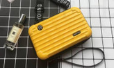 کیف دوشی هاردکیس مدل Mini Case زنانه و مردانه طرح پلنگی ،بامبو