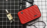 کیف دوشی هاردکیس مدل Mini Case زنانه و مردانه طرح پلنگی ،بامبو