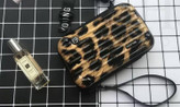 کیف دوشی هاردکیس مدل Mini Case زنانه و مردانه طرح پلنگی ،بامبو