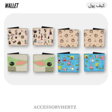 کیف پول مردانه و زنانه طرح شخصیتهای فانتزی مدل Sticker Art