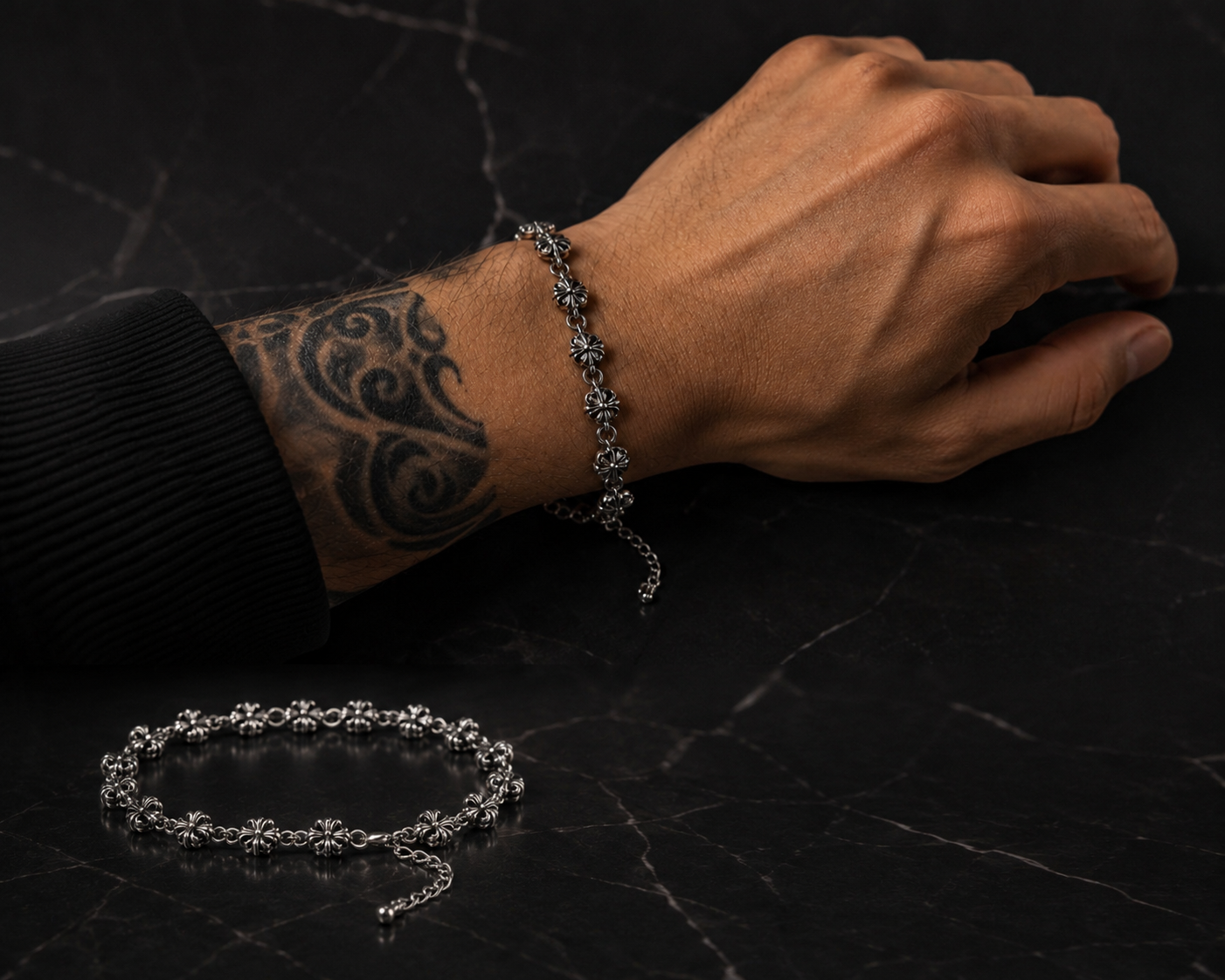 دستبند  کروم هارتز  | دستبند Chrome Hearts