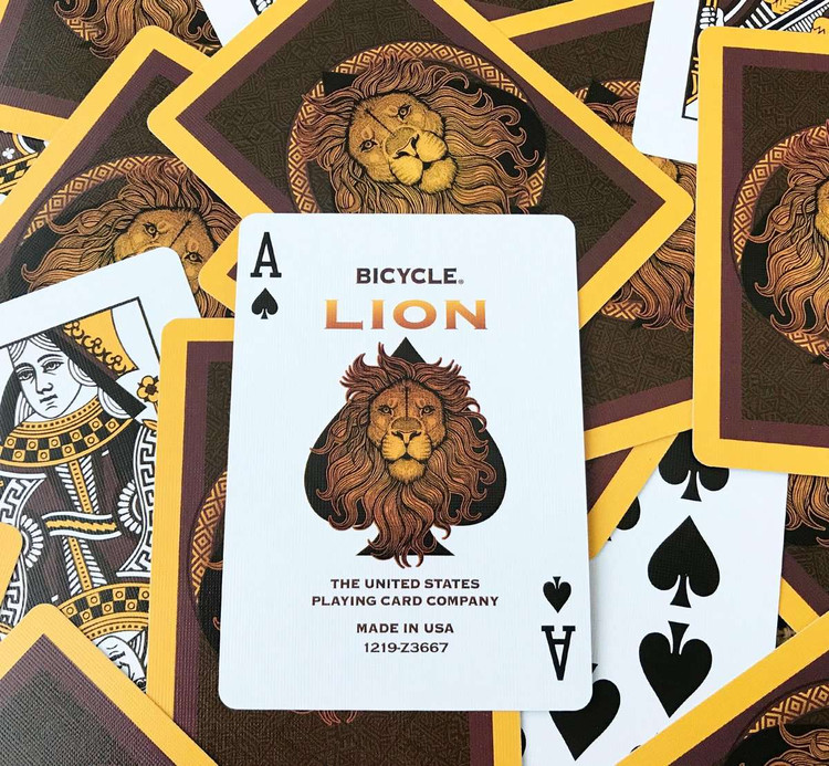پاسور بایسیکل مدل Lion | Bicycle Lion Playing Cards