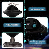 پروژکتور کهکشانی UFO مدل Starry Sky با افکت ستاره و ریموت اصل