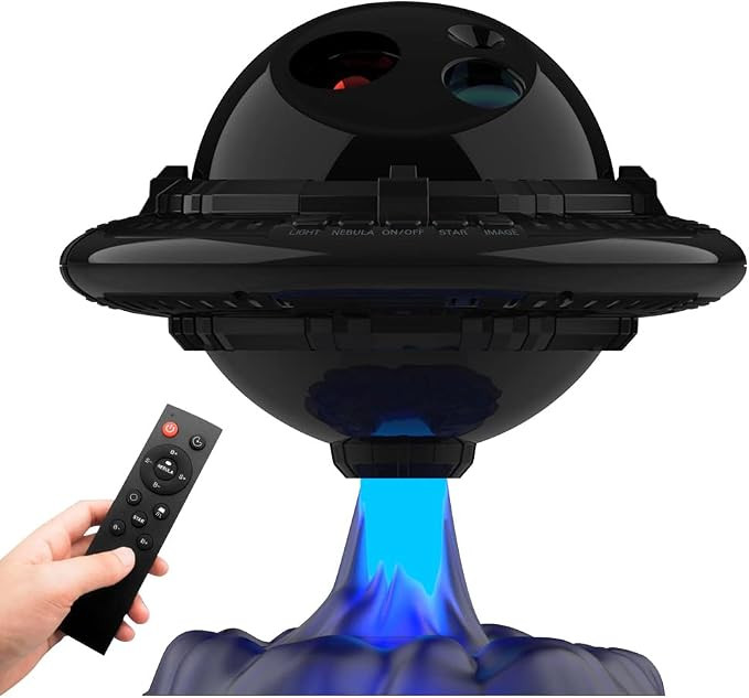 پروژکتور کهکشانی UFO مدل Starry Sky با افکت ستاره و ریموت اصل