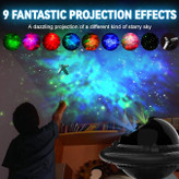 پروژکتور کهکشانی UFO مدل Starry Sky با افکت ستاره و ریموت اصل
