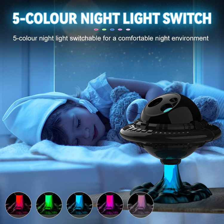 پروژکتور کهکشانی UFO مدل Starry Sky با افکت ستاره و ریموت اصل