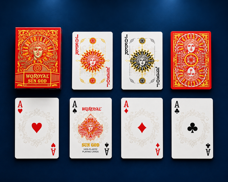 پاسور بازی WQROYAL Sun God مدل Red Edition طرح خدای خورشید